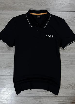 Новая премиальная мужская футболка поло бос boss (hugo boss), размер m, оригинал