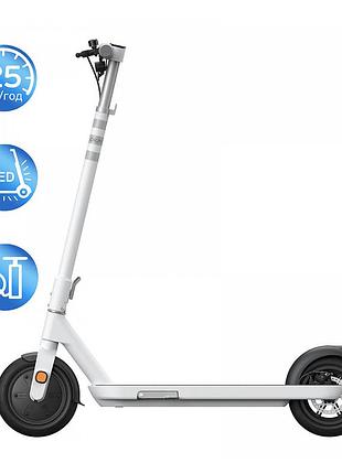 Электросамокат складной okai es10-neon lite white 300/600w 7.8ah скорость 25 км/ч пробег до 30 км nfc app колеса 9" вес 15 кг