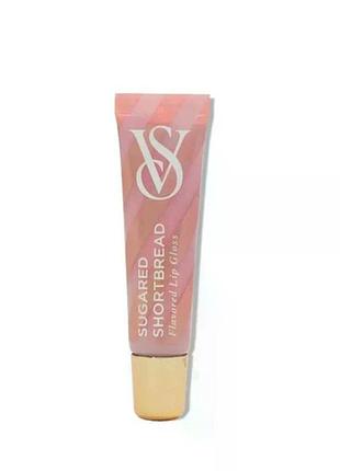 Блеск для губ victoria's secret sugared shortbread flavor lip gloss 13г