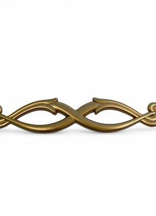 Ручка-скоба elegant decor сучасна класика gu-w5010 матове золото 96 мм