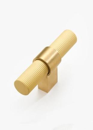 Ручка кнопка рейлинг модерн rl-3138-00 gm матовое золото