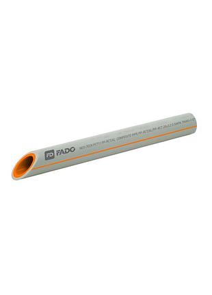 Труба pp-rct fado армована шаром алюмінію (ppr-al-ppr) pn-25 75х12,5