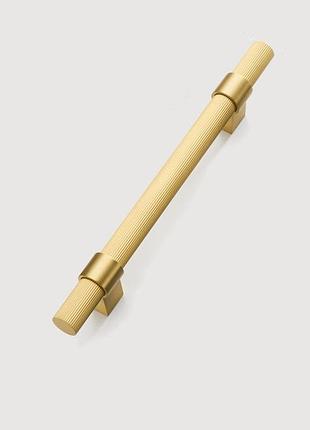 Ручка скоба рейлинг модерн rl-3138-128 gm матовое золото 128 мм.