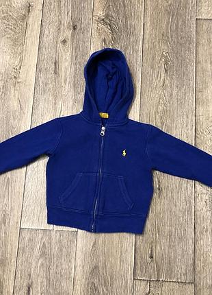 Толстовка polo ralph lauren на 1,5-2 года 86-92см зип худи кофта