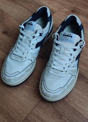 45 / diadora heritage / like nike air force 1 / кожаные кроссовки / underground style / made in portugal / italy