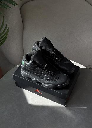 Кросівки nike air jordan 13 retro altitude total black — купить в