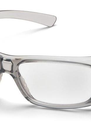 Очки pyramex emerge t-gray (clear) rx-able, прозрачные в полупрозрачной серой оправе