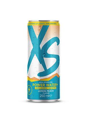 Энергетический напиток xs power water с коллагеном и биотином 12 шт