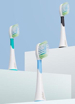 Сменные насадки для зубной щетки glister, набор 3 шт.