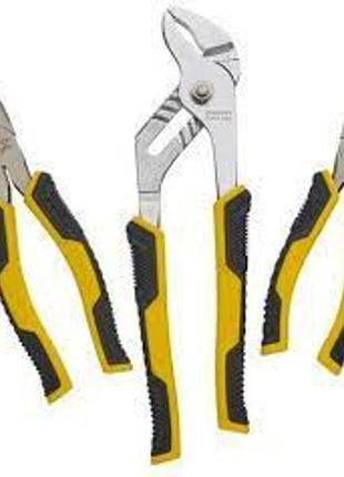 Набір из плоскогубців и кусачек control-grip stanley stht0-74471, 3 шт