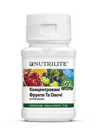 Дієтична домішка nutrilite концентровані фрукти й овочі