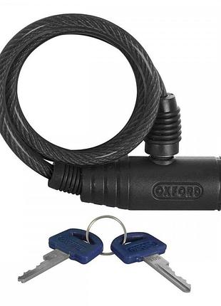 Замок-трос oxford bumper lock cable (of02) 6мм х600мм димчастий