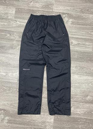 Трекінгові штани marmot precip eco full zip gore-tex в гарному стані, оригінал xs