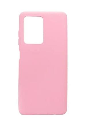 Чехол fiji soft для samsung galaxy m13 4g (m135) силикон бампер светло-розовый
