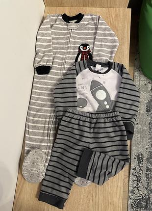 Чоловічок флісовий carters і костюм лісовий idexe 80-86 см