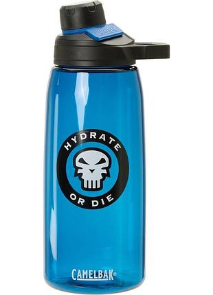 Спортивна фляга з магнітною кришкою camelbak tritan renew chute mag 1l (колір hydrate or die / oxford hod)