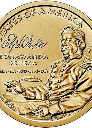 Сша серия «коренные американцы» эли сэмюэл паркер 2022 год монеты мира (p)