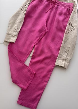 Лляні штани h&m, 100% льон