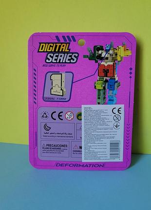 Трансбот робот трансформер цифра 1 один digital series 2