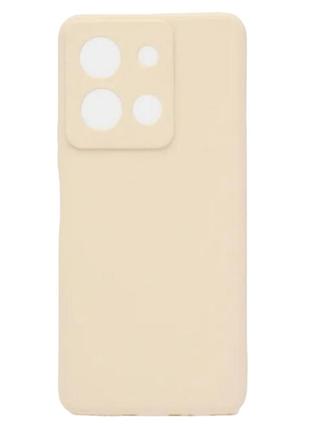 Чехол fiji style для vivo y36 силикон бампер с защитой блока камер античный белый