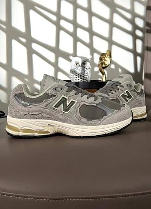 💎мужские кроссовки new balance 2002r ml grey beige