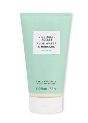 Крем-гель для душа victoria's secret aloe water & hibiscus 236 мл