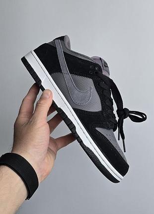 Кроссовки nike sb dunk • black grey