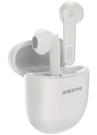 Навушники bluetooth бездротові borofone be49 з мікрофоном white