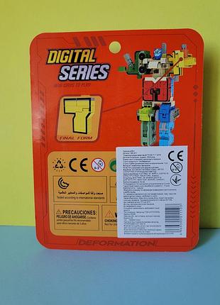 Трансбот робот трансформер цифра семь 7 digital series 2