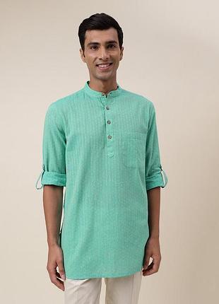 Рубашка мужская коттон в индийском стиле fabindia