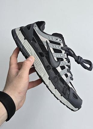 Кроссовки nike p-6000 • black/ grey