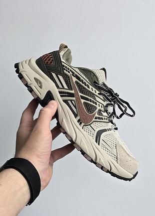 Кросівки nike v2k run • ivory / brown