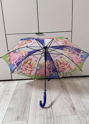 🌂 дитяча парасолька barbie 3