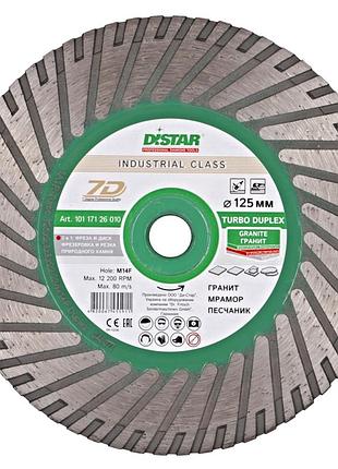 Круг алмазный отрезной 1a1r turbo 125x2,8x8x22,23/m14f duplex (10117126010)
