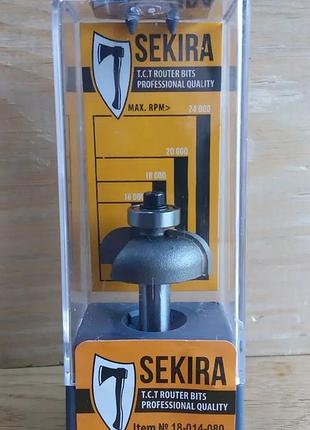 Фреза sekira r8 d28 h12 l47 d8 кромочная калевочная (18-014-080)