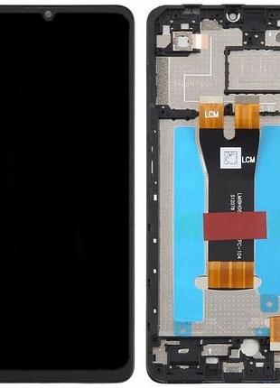 Дисплей zte blade a76 4g із сенсором і рамкою, black (ips)