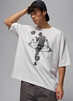 Футболка nike jordan brooklyn men's t-shirt - brown