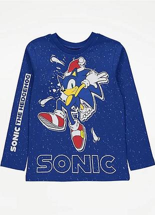 Лонгслів george «sonic the hedgehog» для хлопчика 10-11 років 140-146