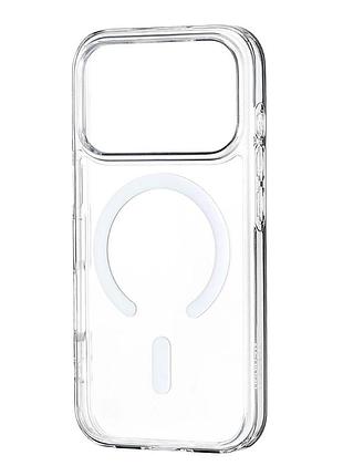 Чехол spigen ultra hybrid с magsafe для iphone 17 pro прозрачный силиконовый с защитой камеры