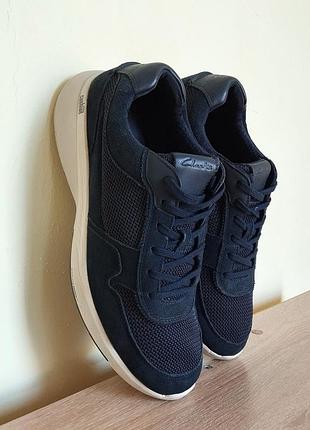 Чоловічі кросівки clarks lehman race (46 розмір) — premium suede