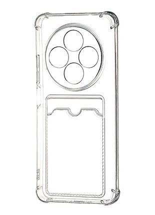 Чохол силіконовий clear pocket case для xiaomi redmi 14c 4g redmi 14r redmi a4 5g redmi a3 pro poco c75 4g прозорий