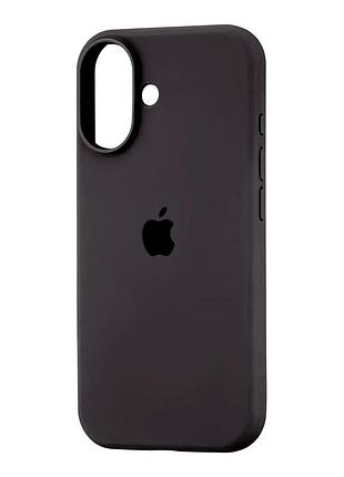 Чехол силиконовый full cover для iphone 17 защита камеры мягкий с усиленными углами кофе