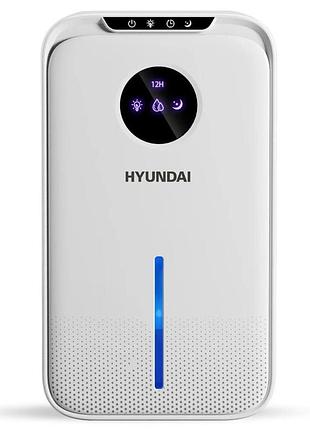 Осушувач повітря безкомпресорний hyundai hdsh001ua 350мл.на добу, 25м.кв, 40вт, дисплей, ел.кер-ня, таймер, авто вимк., білий