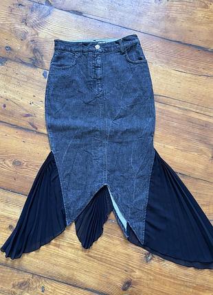 Дизайнерська асиметрична юбка карандаш ungaro