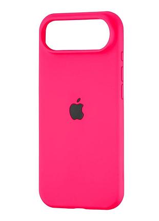 Чехол силиконовый full cover для iphone 17 air защитный с максимальной защитой розовый
