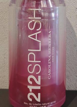 Carolina herrera 212 splash туалетна вода 60мл
