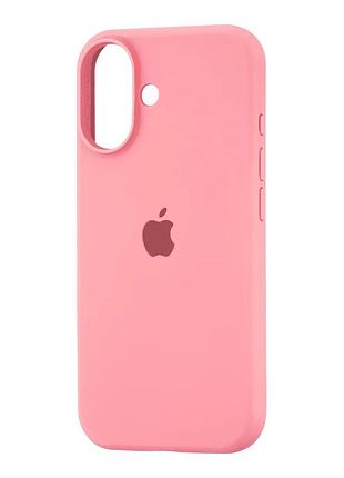 Чохол силіконовий full cover для iphone 17 захист камери рожевий