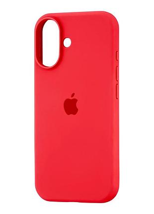 Чохол силіконовий silicone case full cover для iphone 17 червоний із максимальним захистом і захистом камери red.