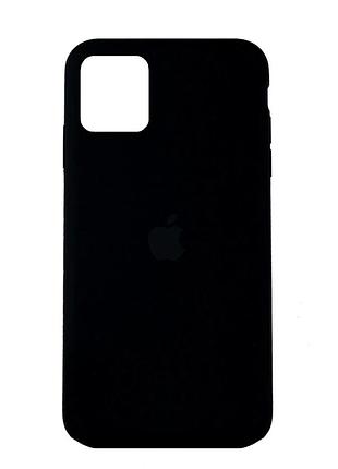 Чехол силиконовый full cover для iphone 11 pro черный с защитой камеры и усиленными углами black