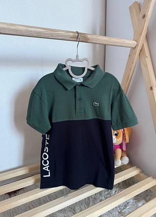 Футболка lacoste розмір-140 (10р) стан-ідеальний